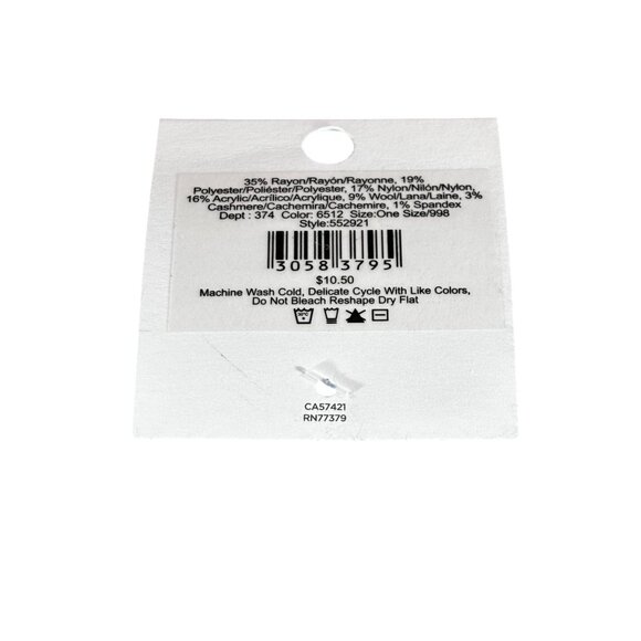 Set Of 2 Loft & Coffee-Themed Crew Socks One Size Purple/Gray/Pink - Picture 4 of 7